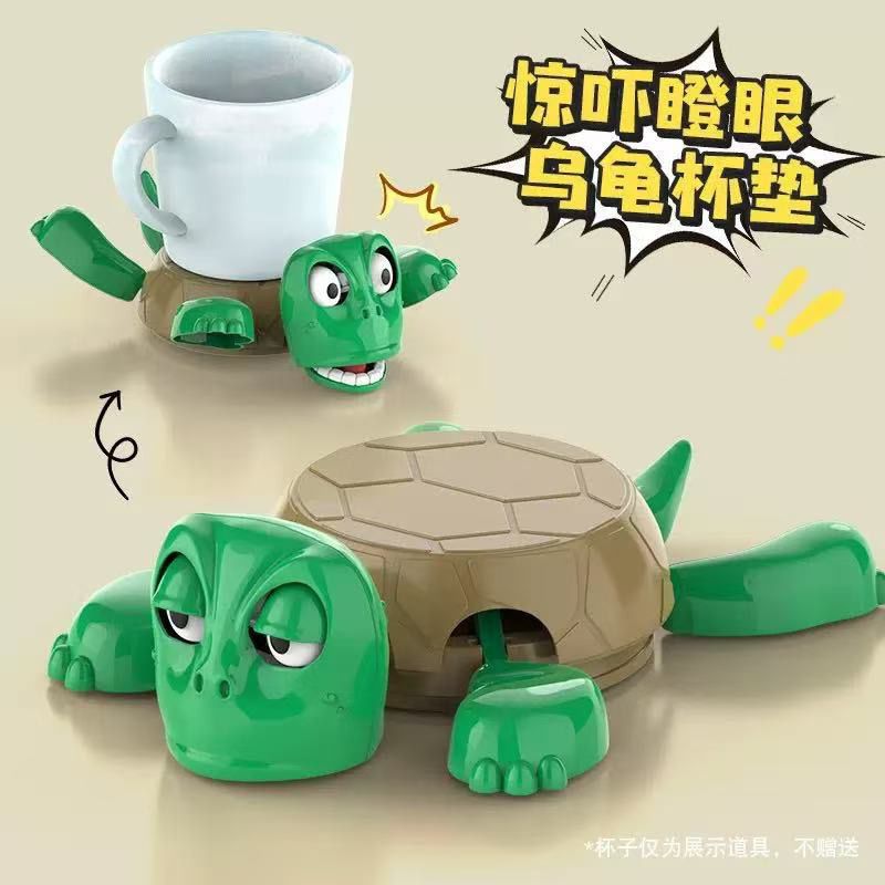 Posavasos Didáctico de Tortuga Aplastada